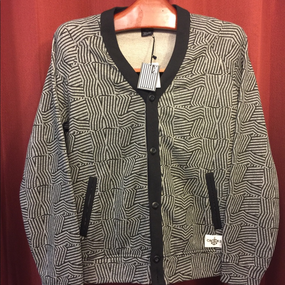 Mens Crooks and Castles Cardigan